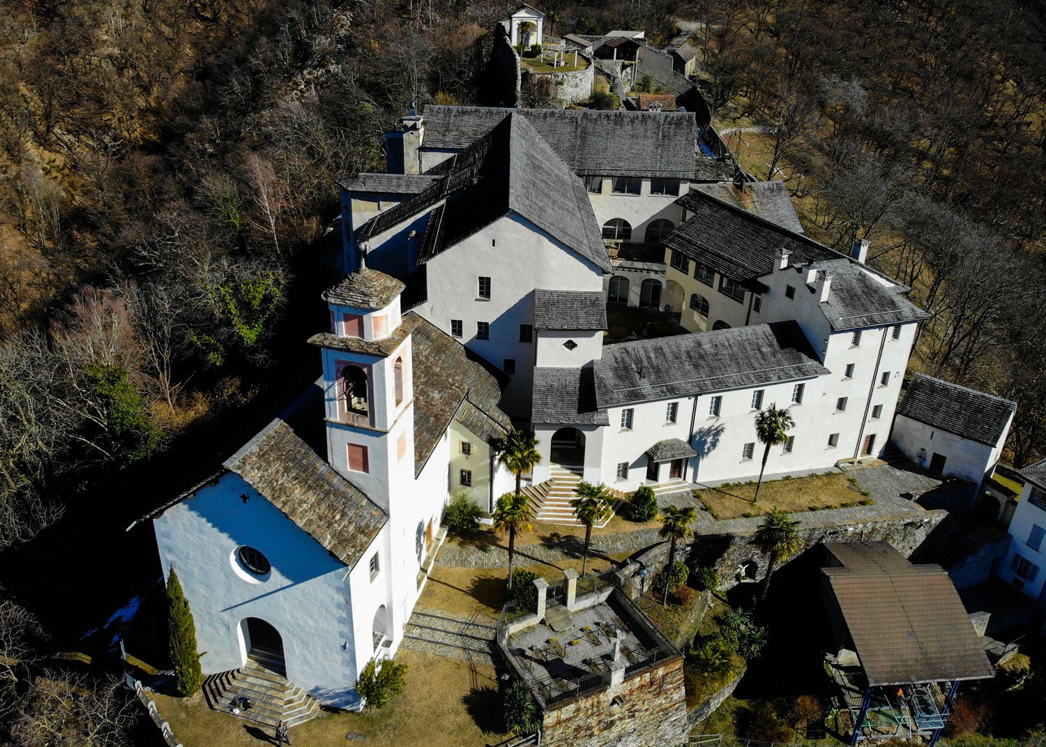 Le monastère de Claro, oasis de silence aux portes de Bellinzona.