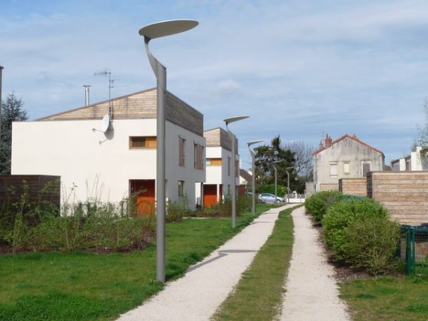 Eco quartier de Châlon-sur-Saone (France).