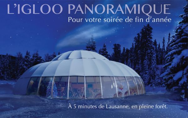 L'igloo panoramique pour vos soirée de fin d'année.