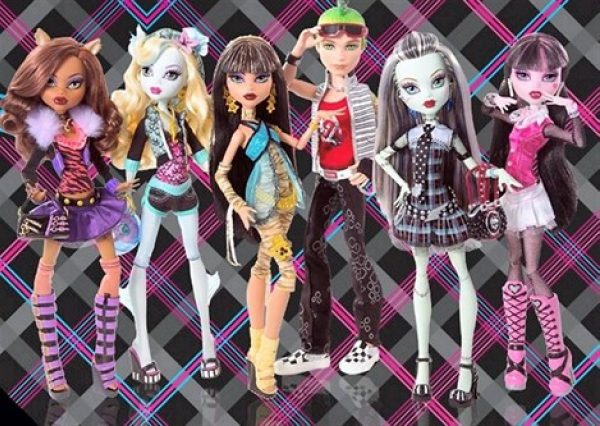 Les poupées Monster High de Mattel.