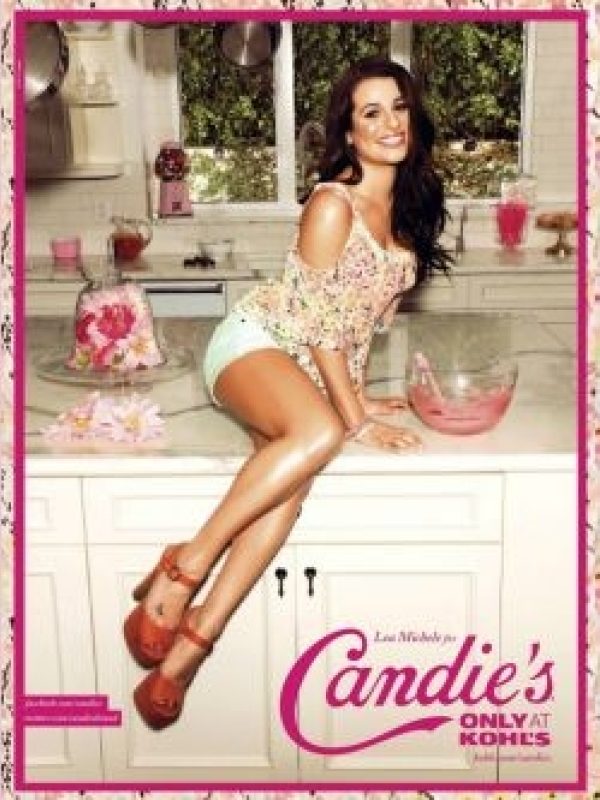 Lea Michele apparaît dans la campagne Printemps-Eté 2012 de Candie's.
