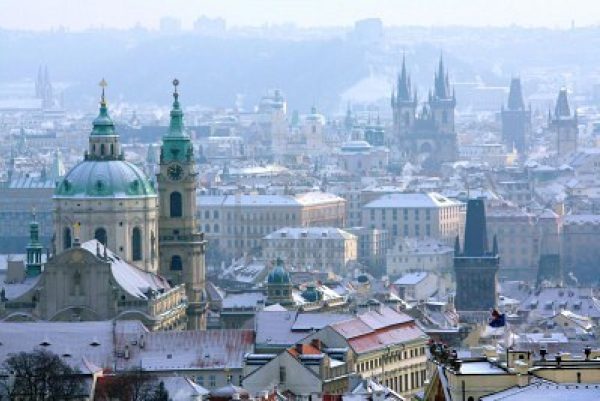 Prague en hiver.