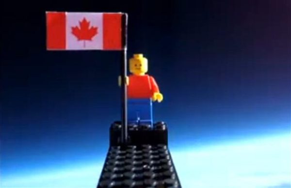 "Lego Man in Space" screenshot video.