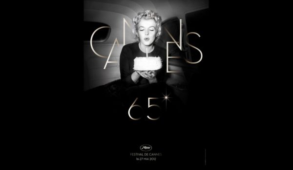 Affiche du 65e Festival de Cannes 2012 avec Marilyn Monroe.