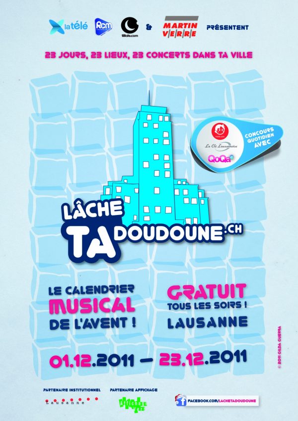 Affiche 2011 de «Lâche ta doudoune!»