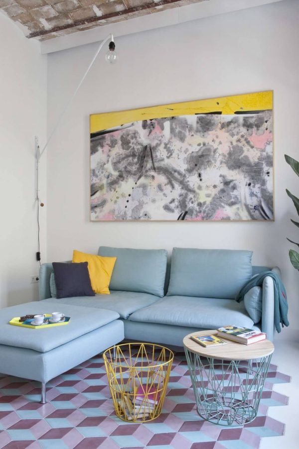 Inspiration: appartement coloré à Barcelone