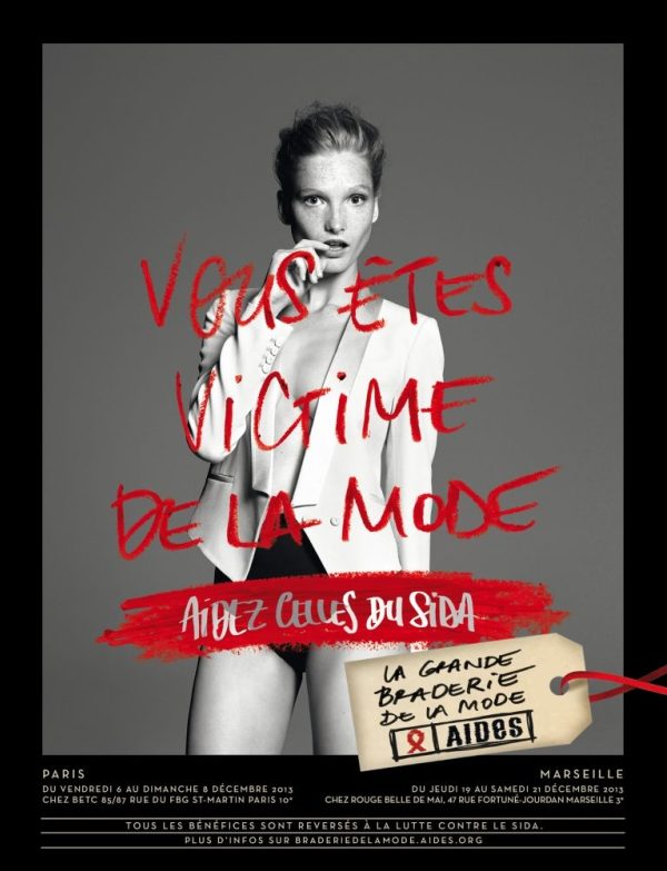 La Grande Braderie de la Mode de l'association AIDES se tiendra à Paris du 6 au 8 décembre 2013.