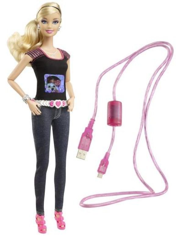 La nouvelle Barbie peut prendre des photos et les afficher sur son tee-shirt.