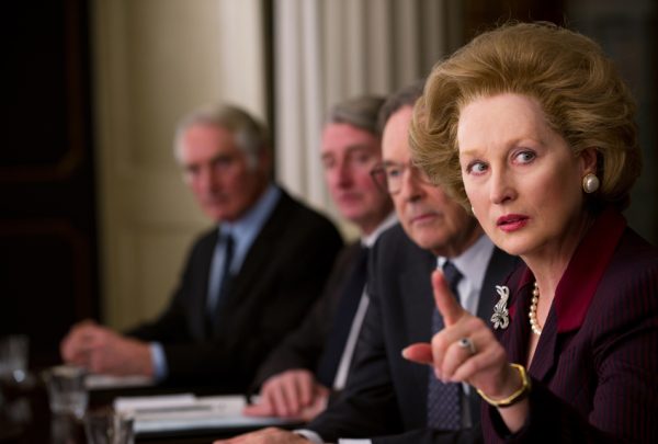 Meryl Streep dans le rôle de Margaret Thatcher.