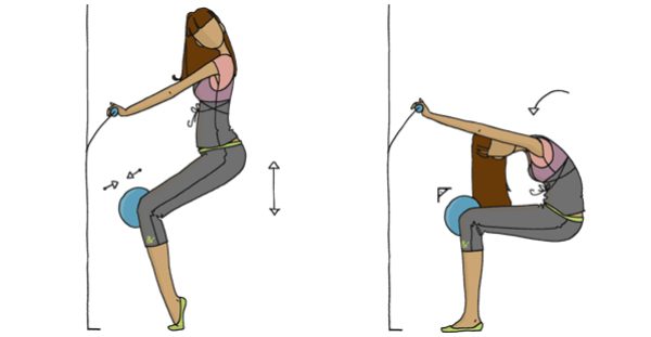 1. Exercice ciblé jambes & Fessiers.