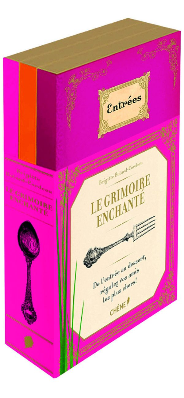 Le Grimoire enchanté (coffret), de Brigitte Bulard-Cordeau, Ed. Chêne.