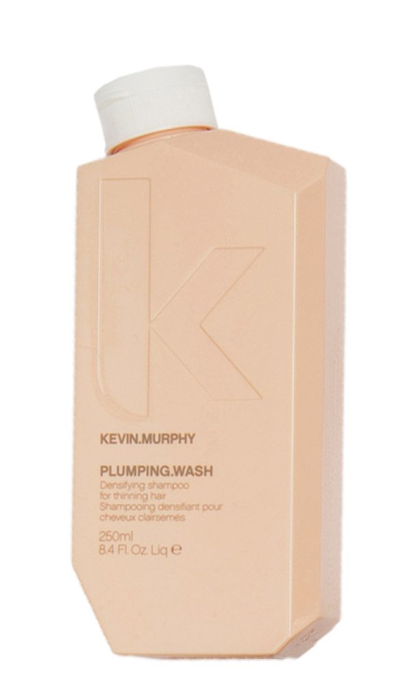 Plumping Wash, shampooing densifiant pour cheveux clairsemés, Kevin Murphy, env. 34 fr. les 250 ml.