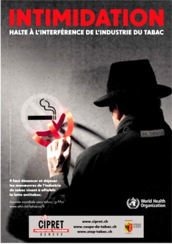 Affiche de la Journée mondiale sans tabac.