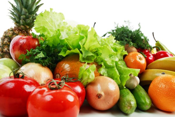 Fruits et légumes bio.