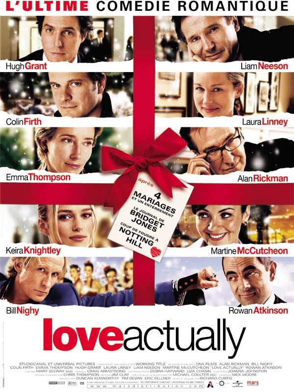 Affiche 'Love Actually'.
