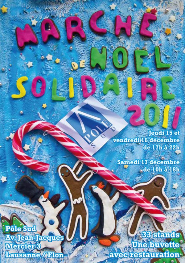 Marché de Noël solidaire, du 15 au 17 décembre 2011.