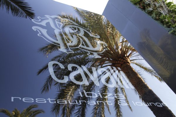 Le restaurant lounge de Roberto Cavalli à Ibiza.