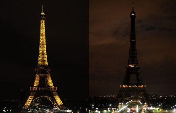 Earth Hour à Paris.