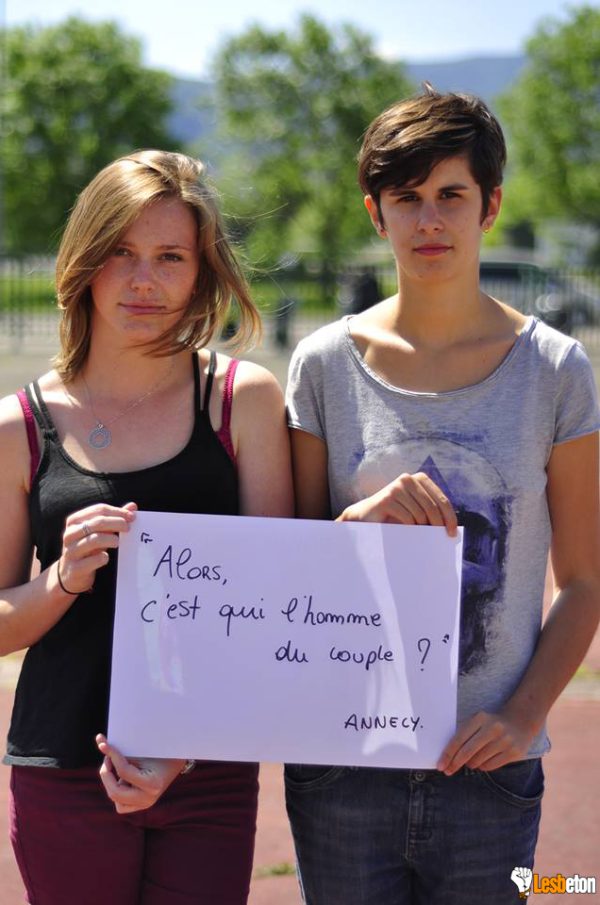 Lesbeton: dénoncer le harcèlement envers les lesbiennes