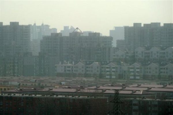 Pékin dans le brouillard, le 10 janvier 2012.