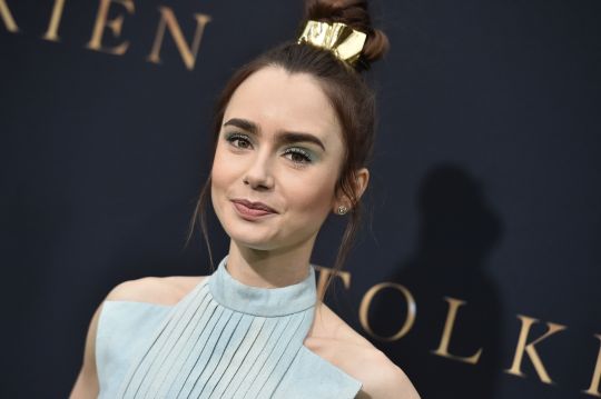 Lily Collins mariage robe photos