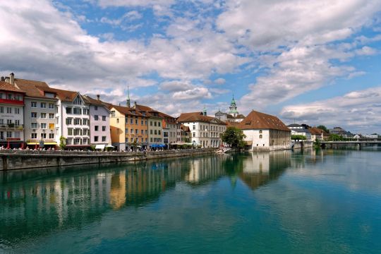 Balade en Suisse itineraire velo bienne a soleure