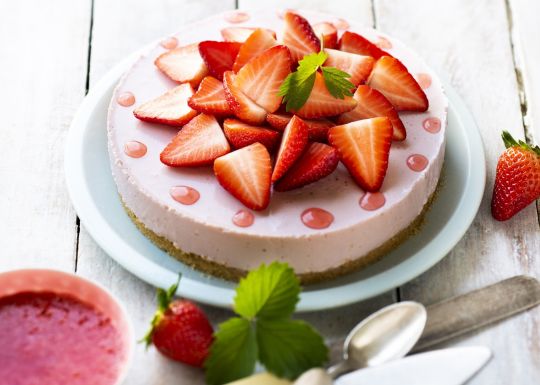 Recette cheesecake aux fraises