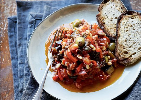 La caponata, une recette sicilienne à l'aubergine