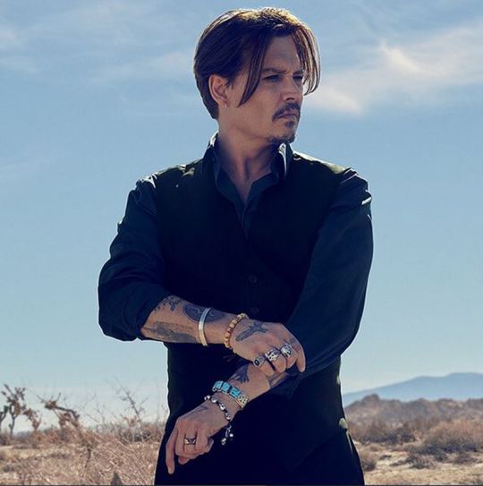 Les premières images de Johnny Depp pour Dior