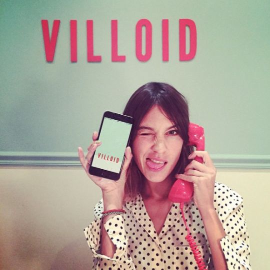 Alexa Chung lance son appli de mode Villoid