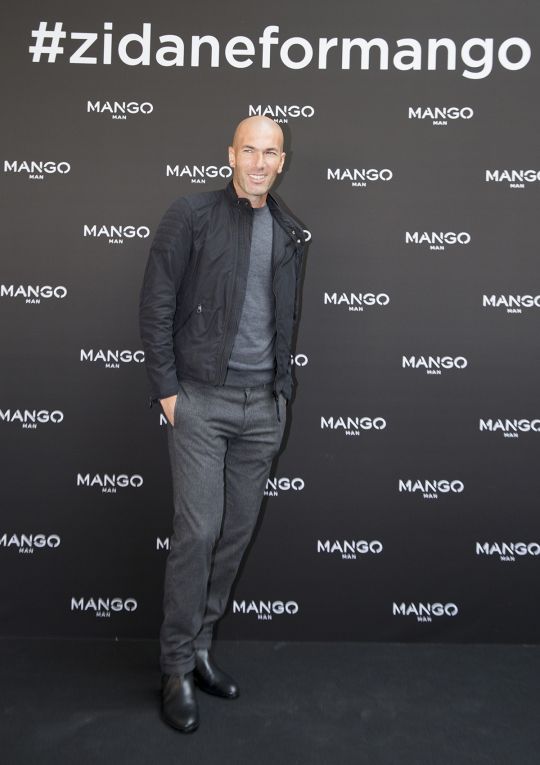 Fashion Week Paris: Zinédine Zidane égérie Mango Man