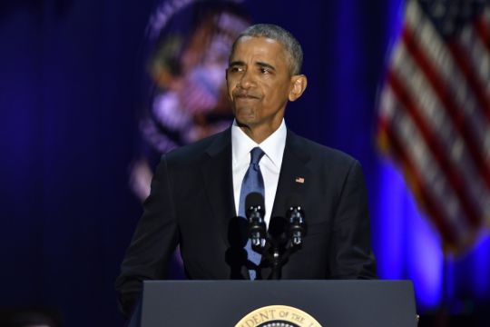 «Yes we did»: les adieux émouvants de Barack Obama