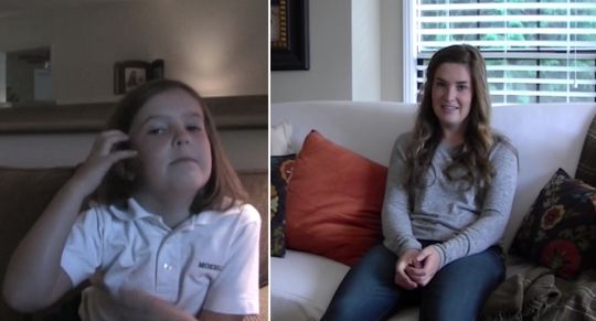 Vidéo émotion: un père filme sa fille lors de chaque rentrée scolaire