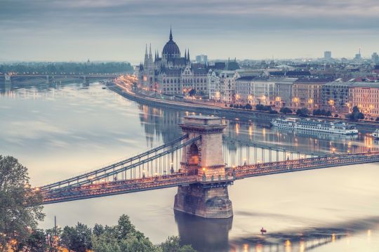 Budapest ville vue panorama pont