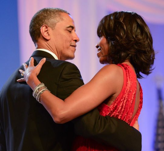 Barack Michelle Obama getty