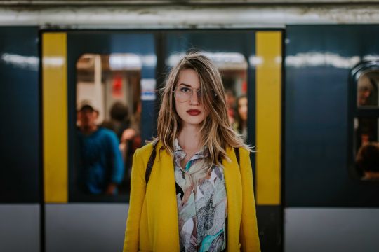 Femme paris metro getty