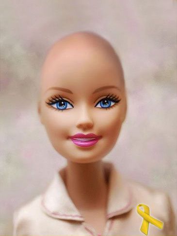 La Barbie chauve devient réalité.