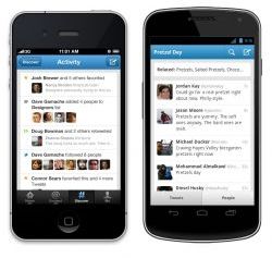 Nouvelle version de l'application Twitter pour iPhone et appareils Android.