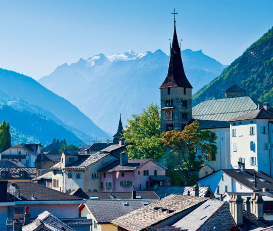 Viège, la ville la plus chaude de Suisse.