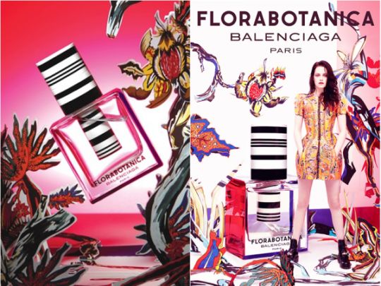 La fragrance «Florabotanica» de Balenciaga, incarnée par Kristen Stewart.