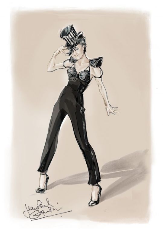 Jean Paul Gaultier a conçu les costumes de scène du prochain spectacle de Florence Foresti.