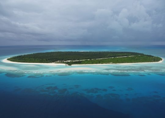 L'île de Grande Glorieuse fait partie du mini-archipel de 7 km2, les Glorieuses.