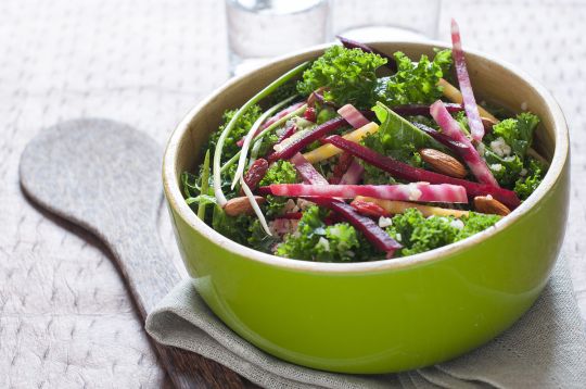 Salade de chou kale aux graines